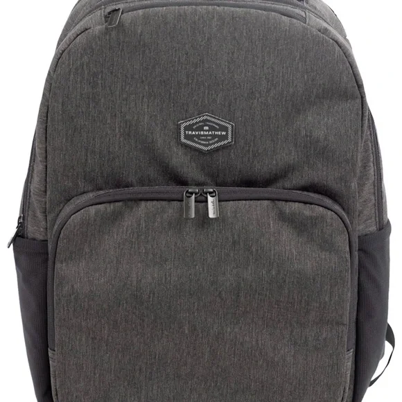 Travis Mathew Charcoal Gray Men’s Everyday Backpack - Picture 1 of 6